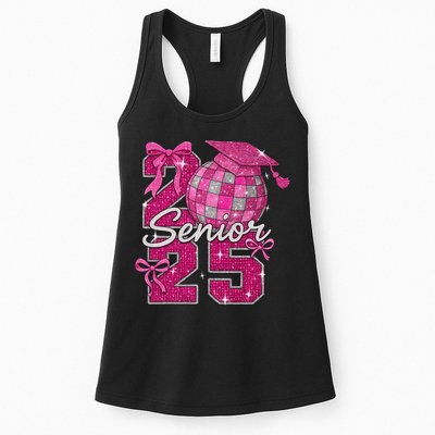 Senior 2025 Class Of 2025 Bows Back To School 2025 Womens Tank Top