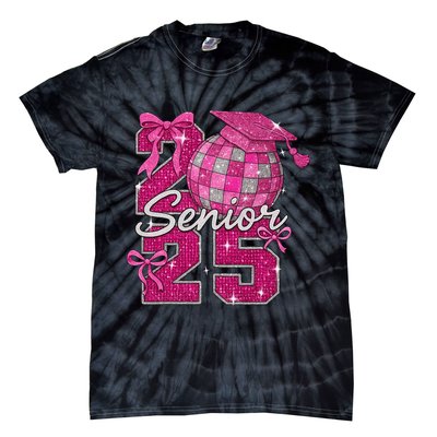 Senior 2025 Class Of 2025 Bows Back To School 2025 Tie-Dye T-Shirt