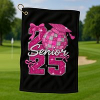 Senior 2025 Class Of 2025 Bows Back To School 2025 Golf Towel