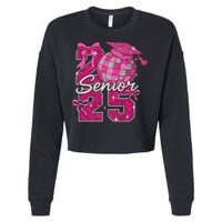 Senior 2025 Class Of 2025 Bows Back To School 2025 Cropped Pullover Crew
