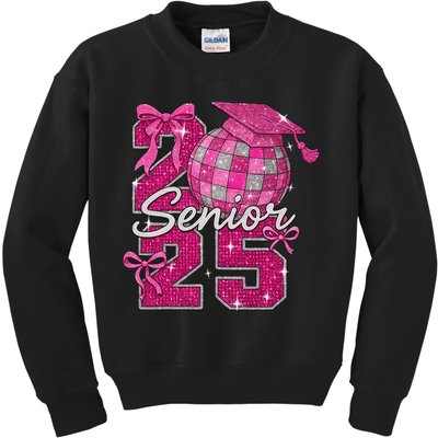 Senior 2025 Class Of 2025 Bows Back To School 2025 Kids Sweatshirt