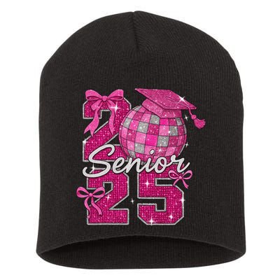 Senior 2025 Class Of 2025 Bows Back To School 2025 Short Acrylic Beanie