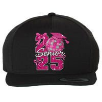 Senior 2025 Class Of 2025 Bows Back To School 2025 Wool Snapback Cap