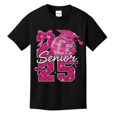 Senior 2025 Class Of 2025 Bows Back To School 2025 Kids T-Shirt