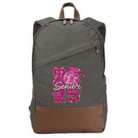 Senior 2025 Class Of 2025 Bows Back To School 2025 Cotton Canvas Backpack