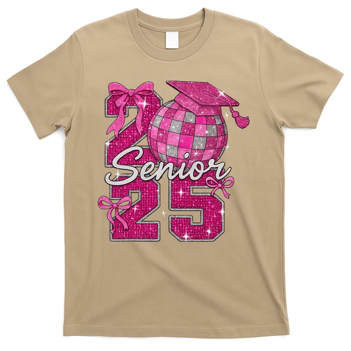 Senior 2025 Class Of 2025 Bows Back To School 2025 T-Shirt