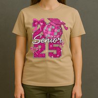 Senior 2025 Class Of 2025 Bows Back To School 2025 T-Shirt