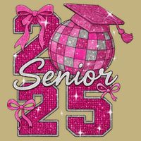 Senior 2025 Class Of 2025 Bows Back To School 2025 T-Shirt