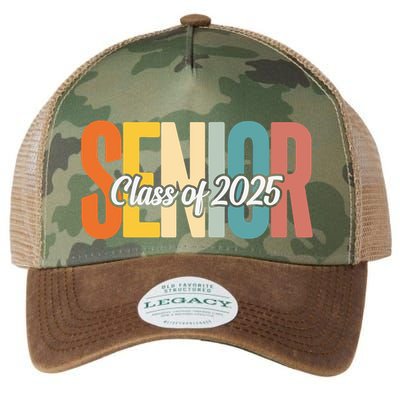 Senior 2025 Class Of 2025 First Day Of School Legacy Tie Dye Trucker Hat