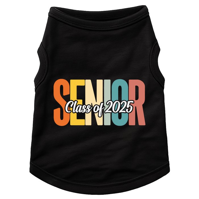 Senior 2025 Class Of 2025 First Day Of School Doggie Tank