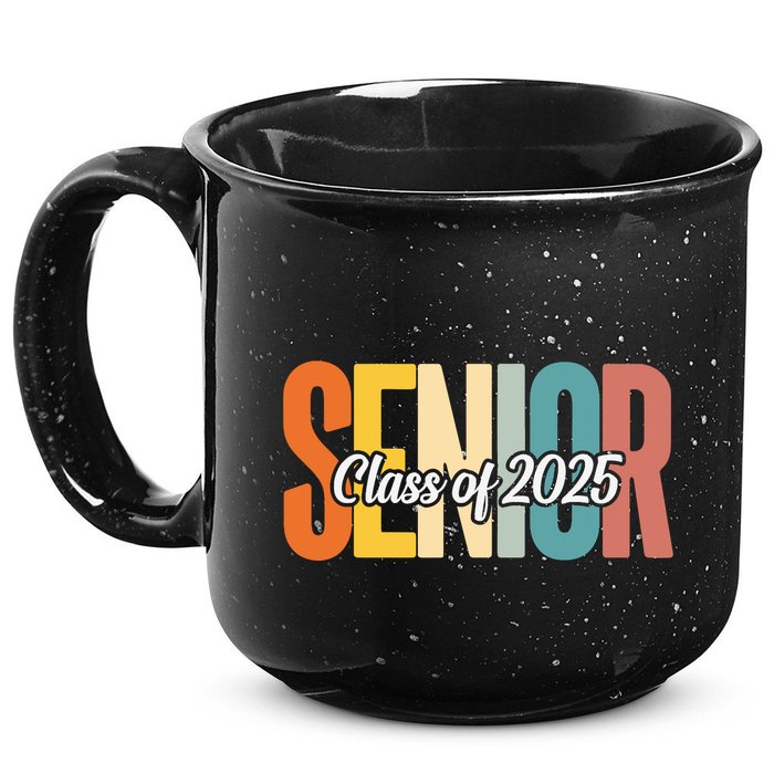 Senior 2025 Class Of 2025 First Day Of School 15oz Campfire Ceramic Mug