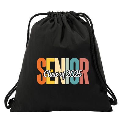 Senior 2025 Class Of 2025 First Day Of School Drawstring Bag
