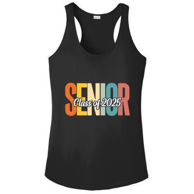 Senior 2025 Class Of 2025 First Day Of School Ladies PosiCharge Competitor Racerback Tank