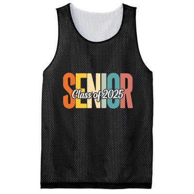 Senior 2025 Class Of 2025 First Day Of School Mesh Reversible Basketball Jersey Tank