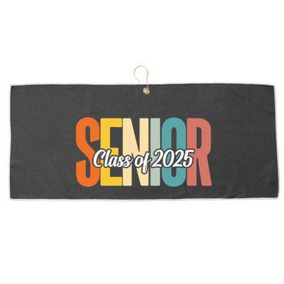 Senior 2025 Class Of 2025 First Day Of School Large Microfiber Waffle Golf Towel