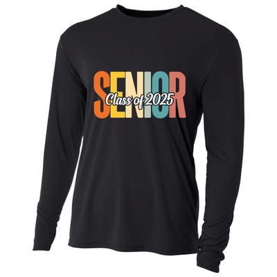 Senior 2025 Class Of 2025 First Day Of School Cooling Performance Long Sleeve Crew