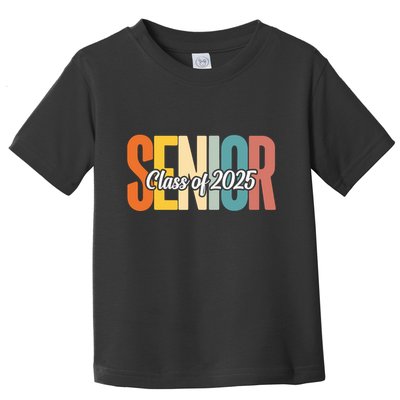 Senior 2025 Class Of 2025 First Day Of School Toddler T-Shirt