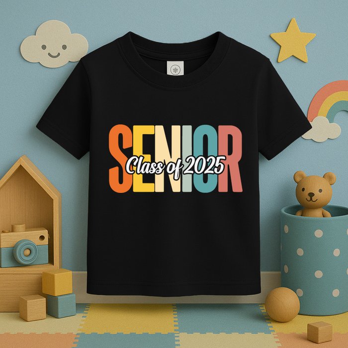 Senior 2025 Class Of 2025 First Day Of School Toddler T-Shirt