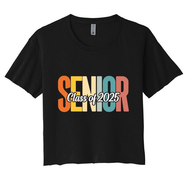 Senior 2025 Class Of 2025 First Day Of School Crop Top