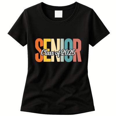 Senior 2025 Class Of 2025 First Day Of School Womens T-Shirt