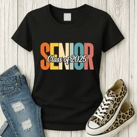 Senior 2025 Class Of 2025 First Day Of School Womens T-Shirt