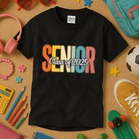 Senior 2025 Class Of 2025 First Day Of School Kids T-Shirt