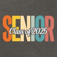 Senior 2025 Class Of 2025 First Day Of School Cotton Canvas Backpack