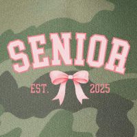Senior 2025 Coquette Class Of 2025 P.Ink Bows Retro Gift Legacy Tie Dye Trucker Hat