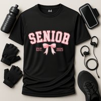 Senior 2025 Coquette Class Of 2025 P.Ink Bows Retro Gift Cooling Performance Crew T-Shirt