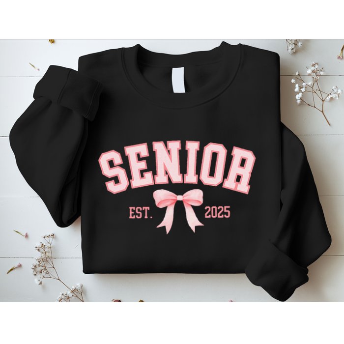 Senior 2025 Coquette Class Of 2025 P.Ink Bows Retro Gift Sweatshirt