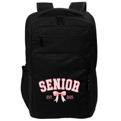 Senior 2025 Coquette Class Of 2025 P.Ink Bows Retro Gift Impact Tech Backpack