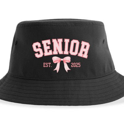 Senior 2025 Coquette Class Of 2025 P.Ink Bows Retro Gift Sustainable Bucket Hat