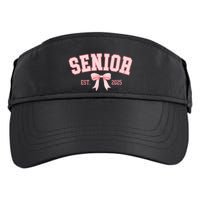 Senior 2025 Coquette Class Of 2025 P.Ink Bows Retro Gift Adult Drive Performance Visor