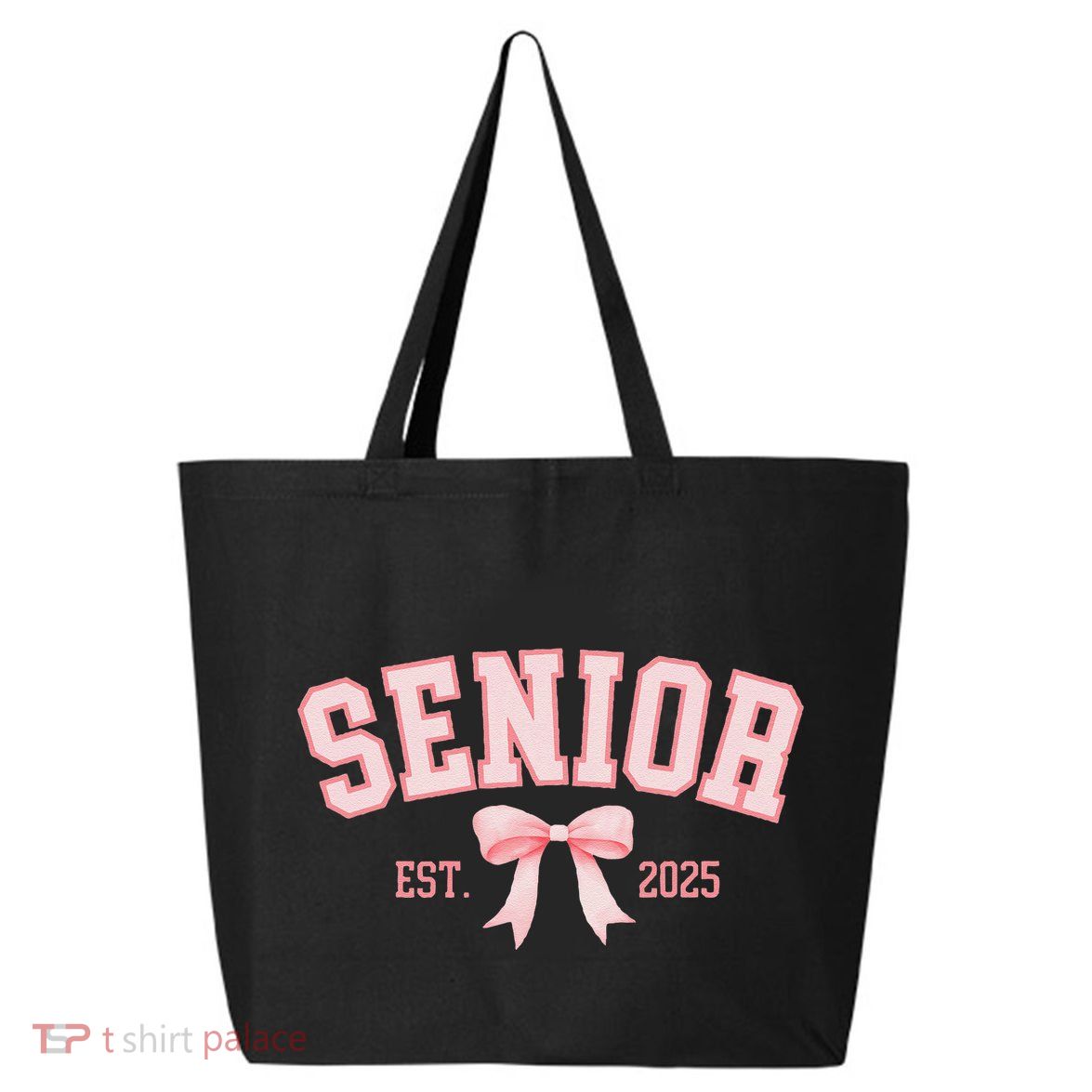 Senior 2025 Coquette Class Of 2025 P.Ink Bows Retro Gift 25L Jumbo Tote