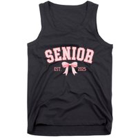 Senior 2025 Coquette Class Of 2025 P.Ink Bows Retro Gift Tank Top