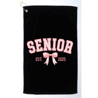 Senior 2025 Coquette Class Of 2025 P.Ink Bows Retro Gift Golf Towel