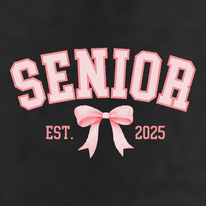 Senior 2025 Coquette Class Of 2025 P.Ink Bows Retro Gift Microfiber Hand Towel