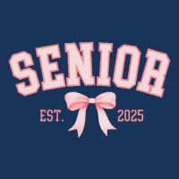 Senior 2025 Coquette Class Of 2025 P.Ink Bows Retro Gift Infant Baby Jersey Bodysuit