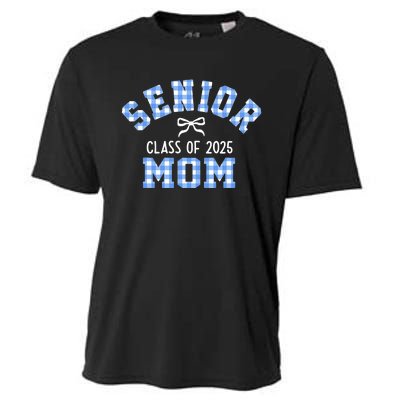 Senior 2025 Class Of 2025 Senior Mom Bow Back To School Cooling Performance Crew T-Shirt