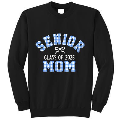 Senior 2025 Class Of 2025 Senior Mom Bow Back To School Sweatshirt