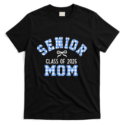 Senior 2025 Class Of 2025 Senior Mom Bow Back To School T-Shirt