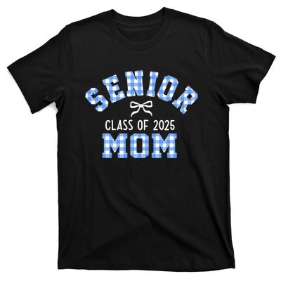 Senior 2025 Class Of 2025 Senior Mom Bow Back To School T-Shirt