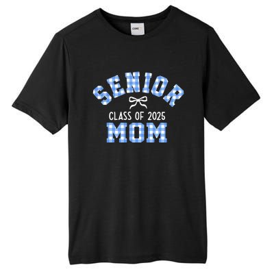 Senior 2025 Class Of 2025 Senior Mom Bow Back To School Tall Fusion ChromaSoft Performance T-Shirt