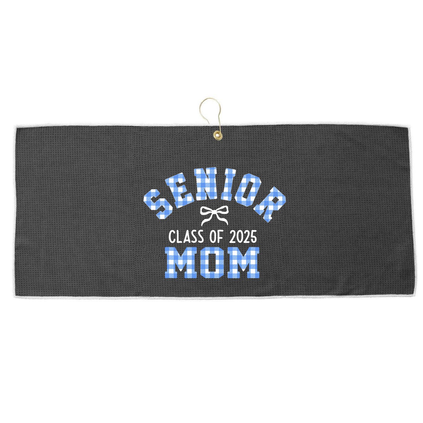 Senior 2025 Class Of 2025 Senior Mom Bow Back To School Large Microfiber Waffle Golf Towel