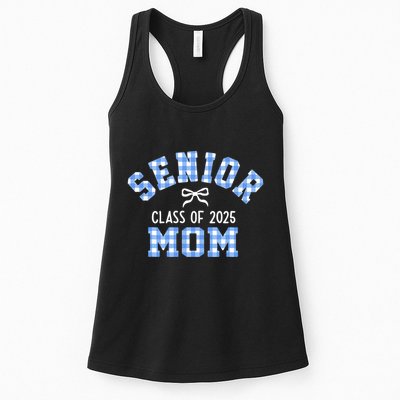 Senior 2025 Class Of 2025 Senior Mom Bow Back To School Womens Tank Top