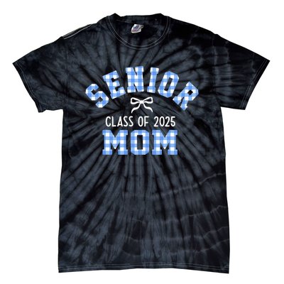 Senior 2025 Class Of 2025 Senior Mom Bow Back To School Tie-Dye T-Shirt