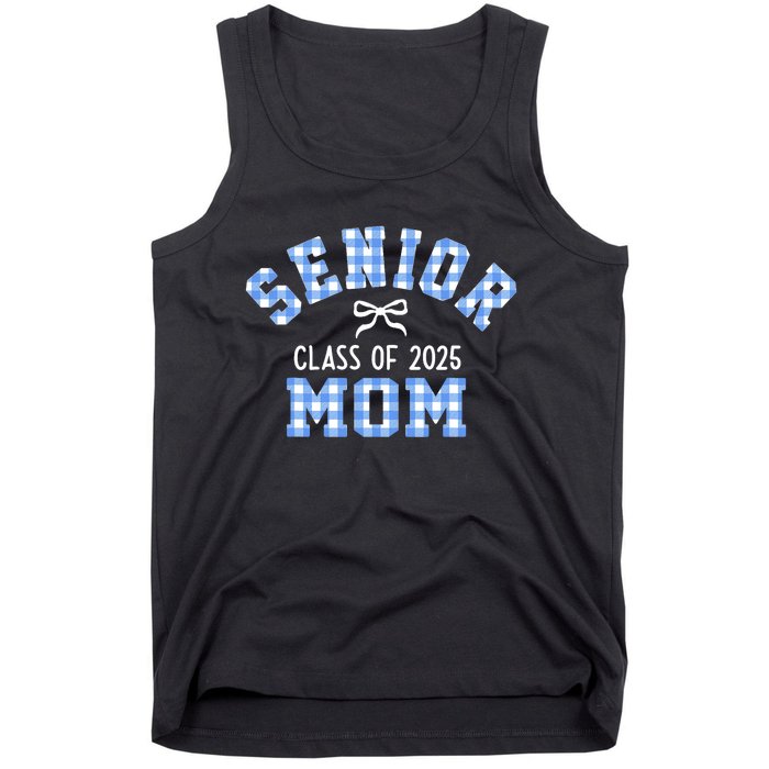 Senior 2025 Class Of 2025 Senior Mom Bow Back To School Tank Top