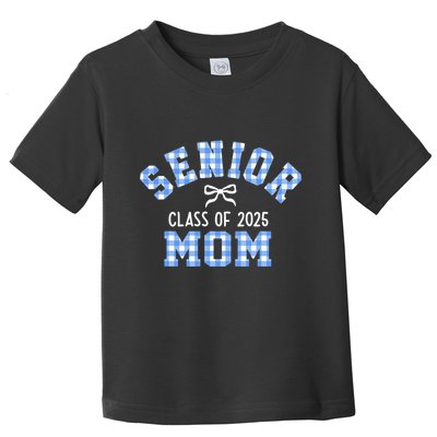 Senior 2025 Class Of 2025 Senior Mom Bow Back To School Toddler T-Shirt