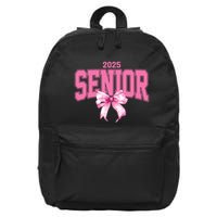 Senior 2025 Class Of 2025 Seniors Graduation 2025 16 in Basic Backpack