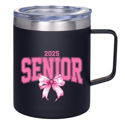Senior 2025 Class Of 2025 Seniors Graduation 2025 12oz Stainless Steel Coffee Mug